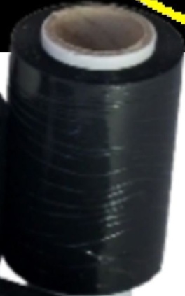45 Rolls MINI Stretch Wrap Hand Pallet Cling Film - 100mm x 150m x 17Mu (BLACK)