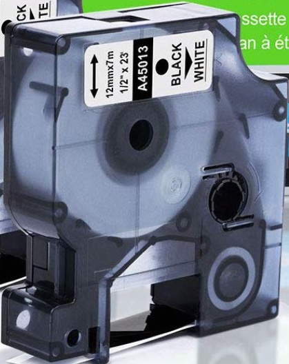 Dymo D1 Label Tape 40913 45010 45013 9mm 12mm for Dymo Label Manager 160 280 420