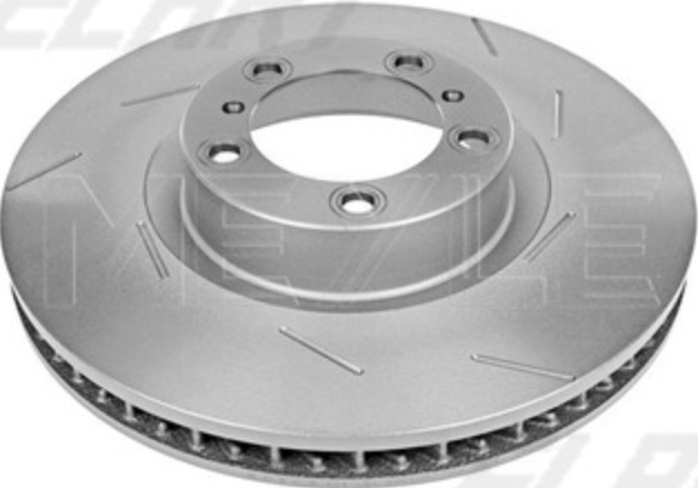 MEYLE Brake Disc Front Right O/S Driver Side Slotted Fits Porsche Panamera