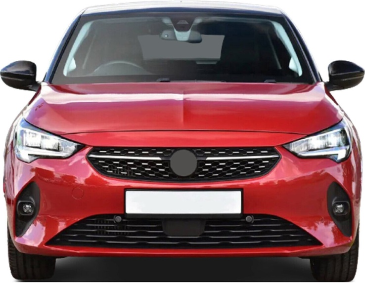 Front Bumper Main Grille Black W/ Chrome Trim & Bar Fits Vauxhall Corsa F 2020-