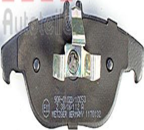 Original Metzger Brake Pad Set Disc Brake 1170132 for Mercedes-Benz