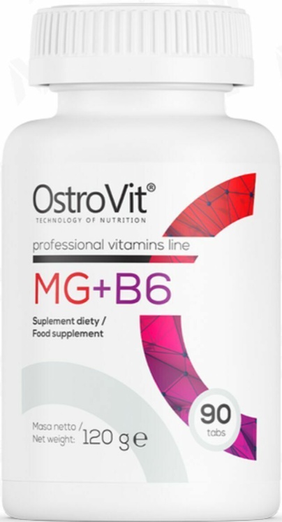 OSTROVIT MG+B6 magnesium vitamin B6 regeneration fatigue recovery 90 tabs