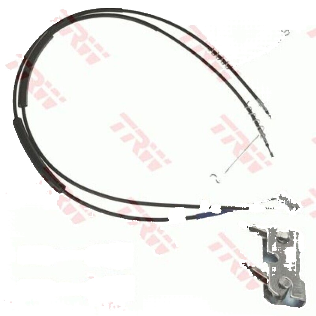 Left Rear TRW-OE GCH558 Cable Pull, parking brake for FORD