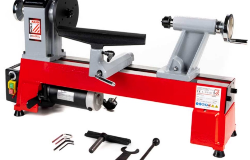 Holzmann Drechselbank D460FXL SET +8 Drechseleisen H8TLG+Schnellspannfutter+Dorn - Image 2