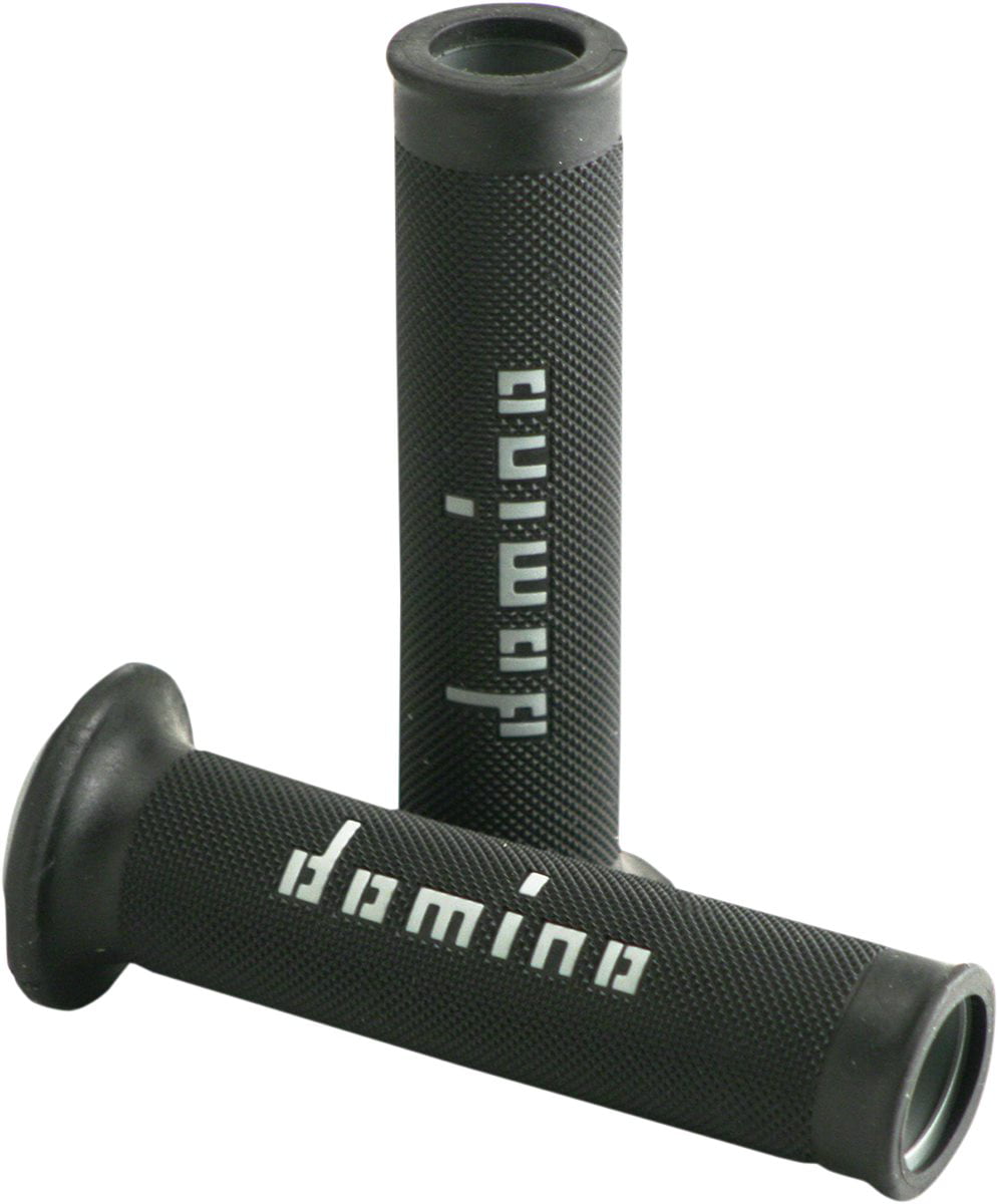 Free Shipping Domino Handlebars On Road Black-Blue Open D 22-26 mm L 120-125 mm