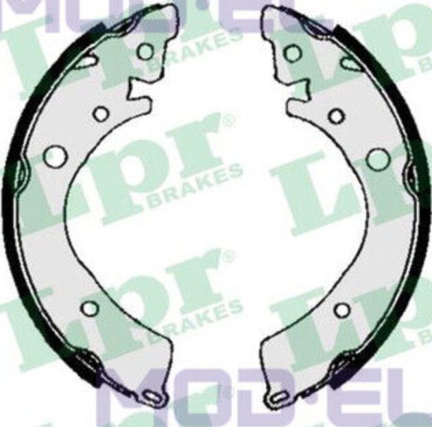 Lpr Brake Shoes Kit, Drum Brakes 4350