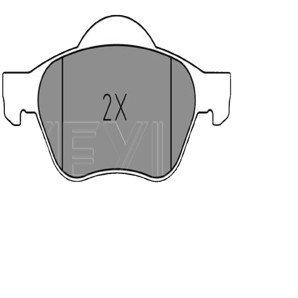 Front MEYLE GERMANY 025 232 1518 Brake Pad Set, disc brake for RENAULT