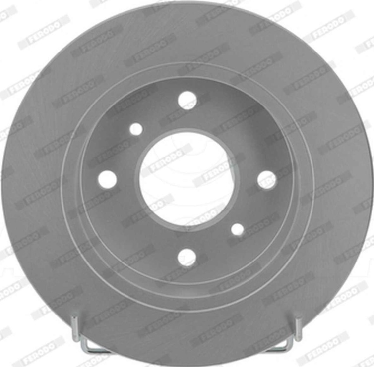 2x Brake disc solid DDF267C FERODO for NISSAN PRIMERA PRIMERA Hatchback