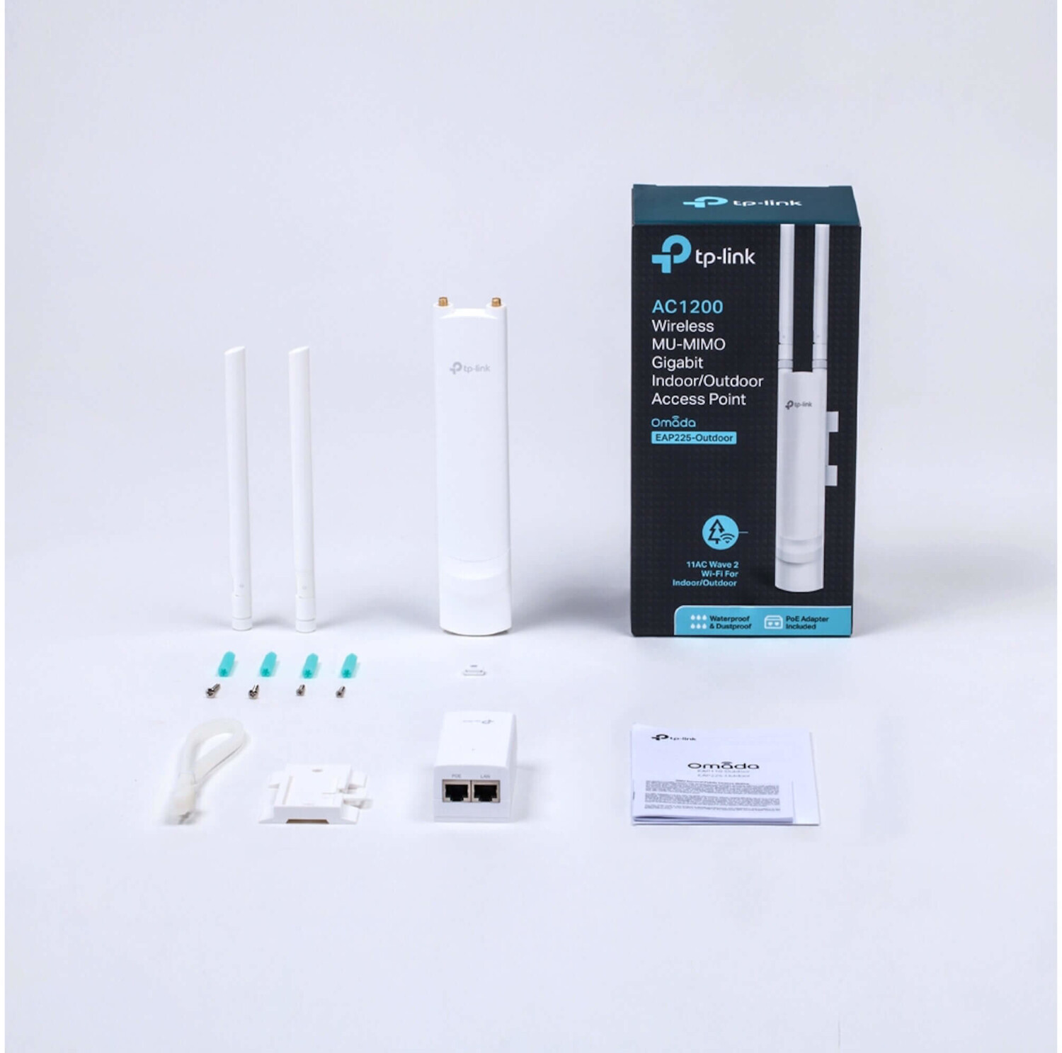 Tp-Link Omada EAP225-OUTDOOR Ac1200 Wireless Access Point Mu-Mimo Gigabit Outdoo