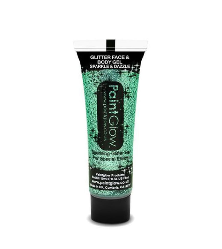 PaintGlow Glitter Face And Body Gels - Teal - 13ml
