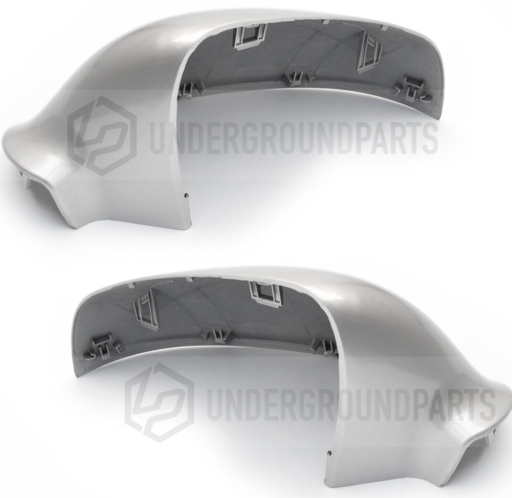 VAUXHALL ASTRA J SOVEREIGN SILVER DOOR WING MIRROR COVERS CAPS LEFT RIGHT SIDES
