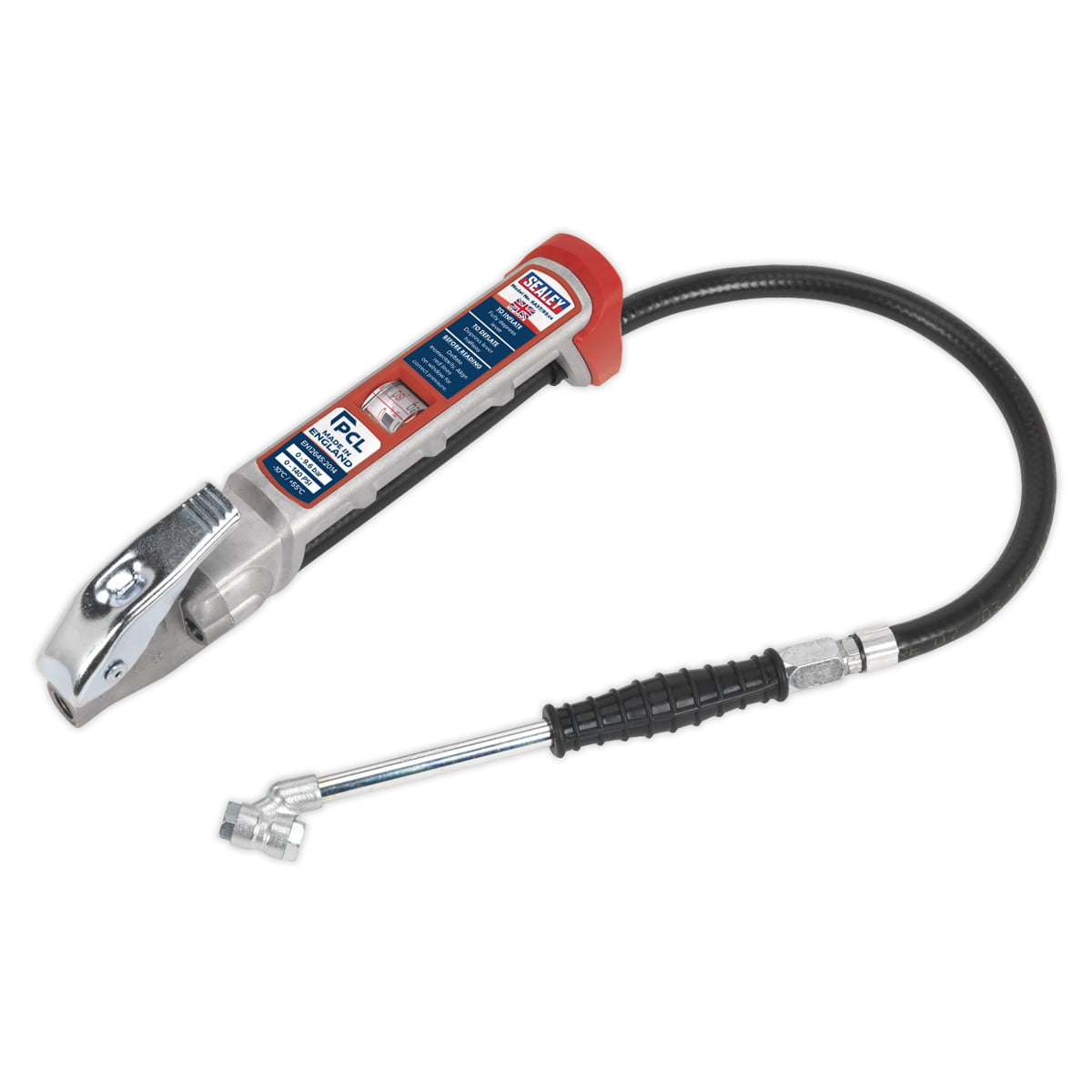 Sealey SA37-93 PCL Professional Tyre Inflator with Twin Push-On Connector