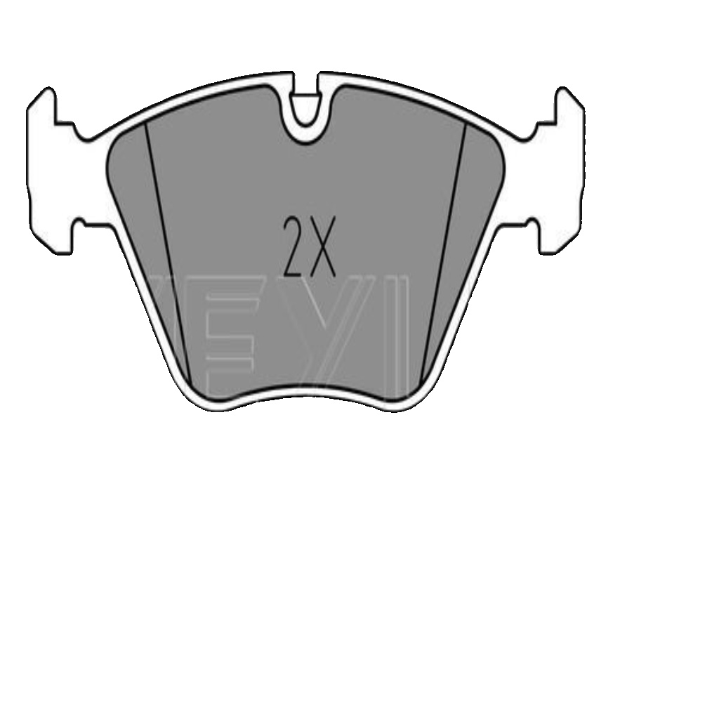 MEYLE 025 209 6817 BRAKE PAD SET DISC BRAKE Front
