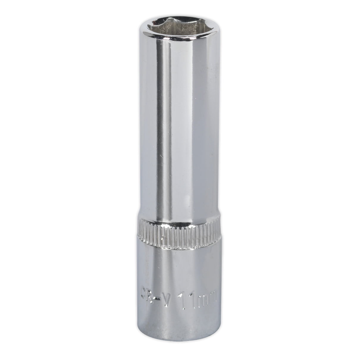 Sealey SP3811D Premier Fully Polished Deep Socket 3/8""Sq Drive 11mm