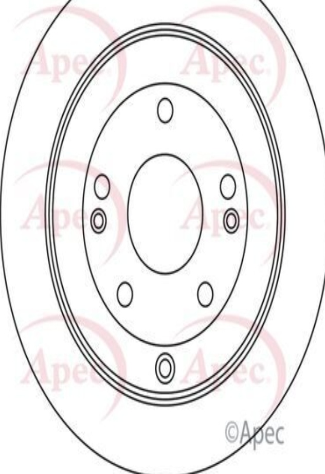 APEC Brake Disc Rear - DSK3159