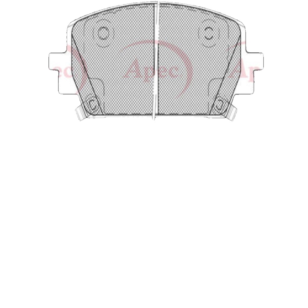 Apec Brake Pads Front  (PAD2407)- OEM-Matching with Advanced Friction Technology