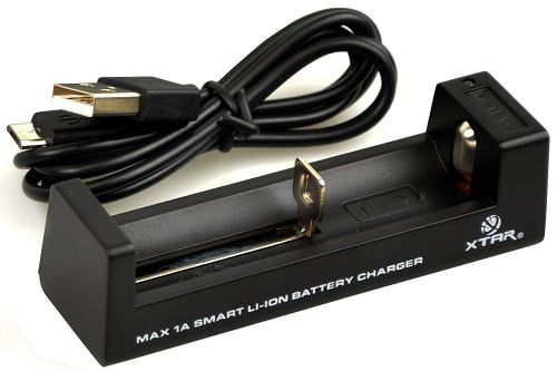 Battery Charger Set for 1 X Li-ion Rechargeables Xtar Plus ANT MC1 Travel Fast