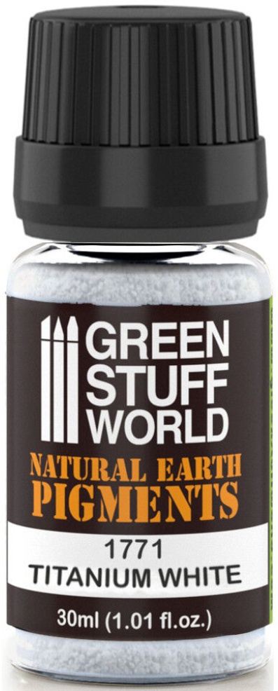 Green Stuff World GSW1771 - Pigment Titanium White 30 ml - New