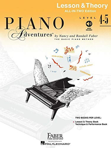 Faber Piano Adventures Piano Adventures: Lesson And Theory All-In-Two Edition Level 4-5 | Intermediate Lesson And Theory Piano Method | Piano Sheet Music Book Includes Technique Styles: Lesson & Theory Level 4-5 - Image 2
