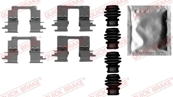 ACCESSORY KIT DISC BRAKE PAD 109-1896 FOR CITROEN NKZ /4A92 1.6L 4cyl