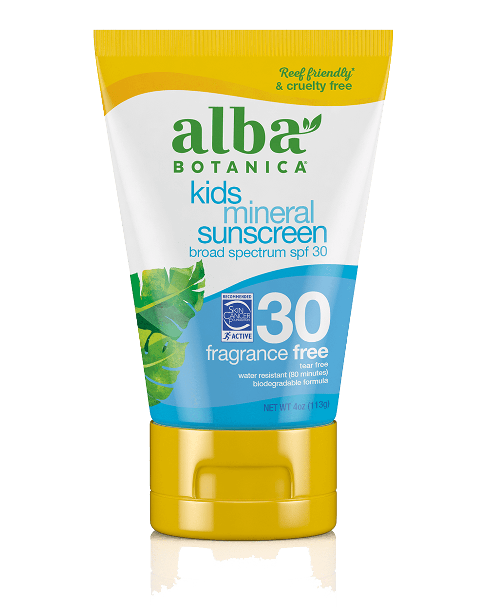 Alba Botanica , Mineral Sunscreen, Kids, Spf 30, 113G 30113G
