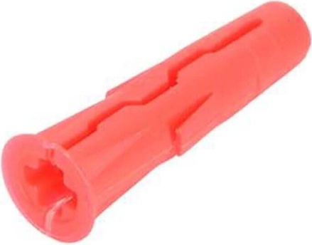 Rawlplug Red UNO® Plugs 6 x 28mm (Pack 1000) RAW68517 - Image 4