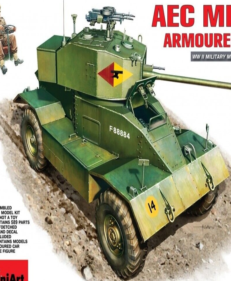 MINIART 35159 1:35 AEC Mk 3 Armoured Car - 1 figure