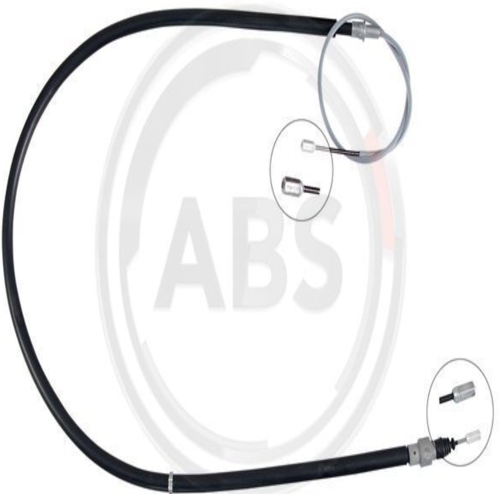 Handbrake cable Disc Brake K18416 A.B.S. for SKODA VW SEAT