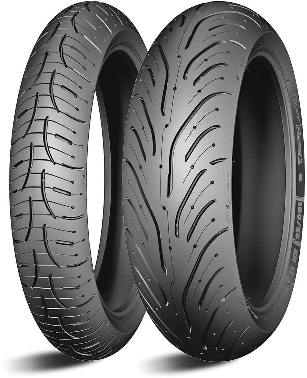 Michelin Pilot Road 4 Tyre 120/70-ZR17 for Ducati Streetfighter V4 20- - Image 8