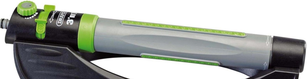Draper 25089 3-in-1 Oscillating Garden Grass Lawn Sprinkler