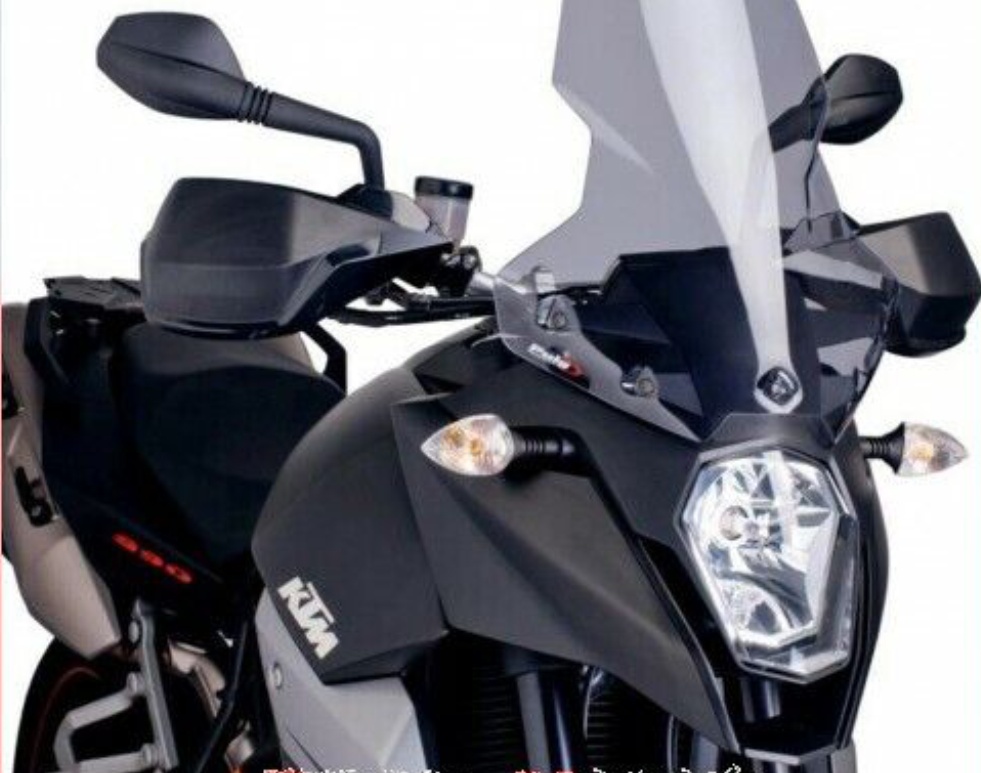 PUIG WINDSHIELD LIGHT SMOKED 6495H for KTM SUPERMOTO 990 T 2009 / 2012