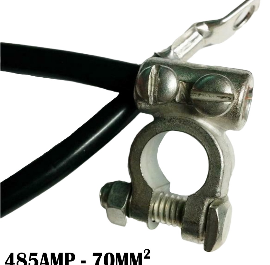 48"" Battery Cable Heavy Duty Earth Strap Negative Lead 485 Amp Car Van Truck
