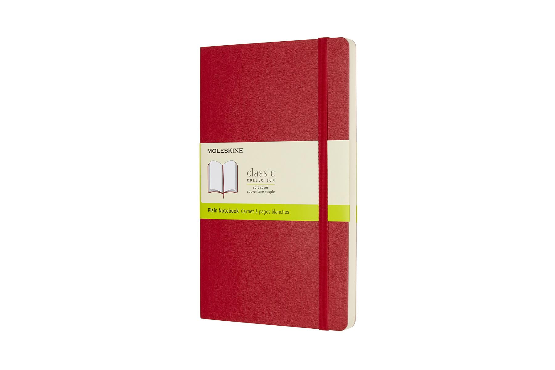 Moleskine Scarlet Red Large Plain Notebook Soft - Image 2