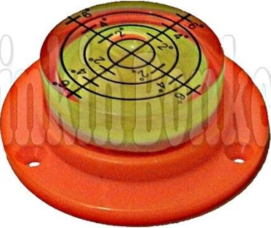 SPIRIT LEVEL BUBBLE 50MM X 17MM ANGLE CLEAR MINI SMALL ROUND LEVELER BULLSEYE