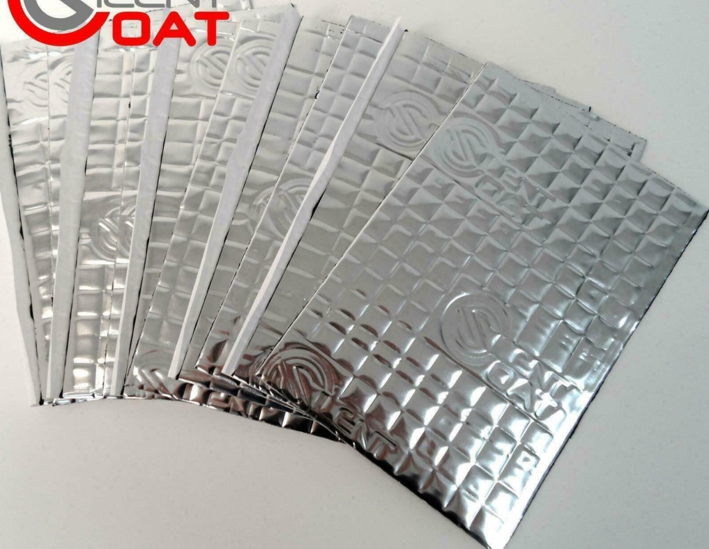 Silent Coat Sound Deadening 2mm Compact 10 Sheets Pack Car Van Damping Mat