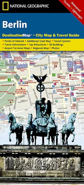 Berlin Map  City Destination by National Geographic