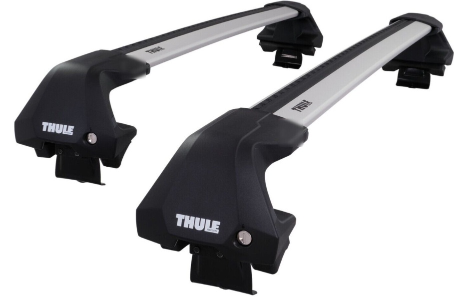 THULE - WingBar Edge (Silver) Roof Bar Set for Honda Civic Hatchback (2012-17)