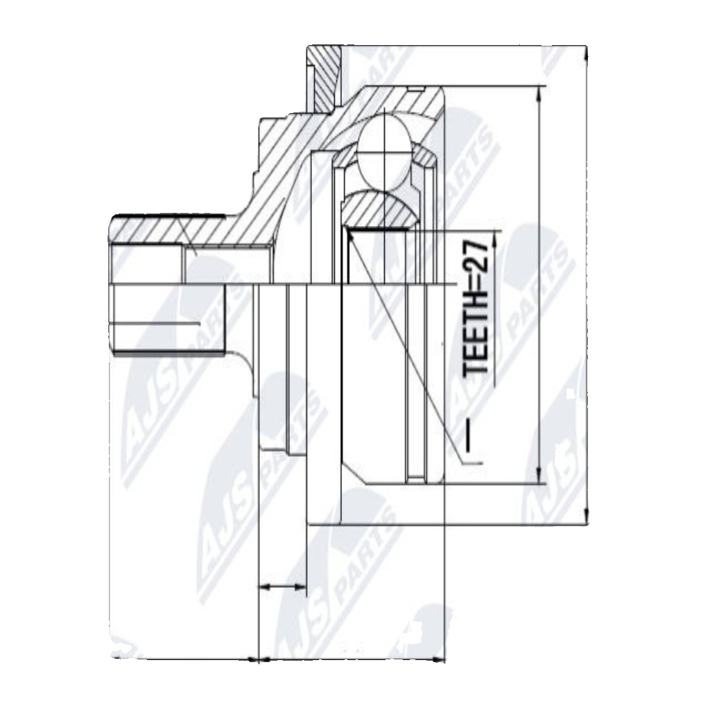 N.T.Y. NPZ-ME-004.NTY Joint Kit, drive shaft for MERCEDES-BENZ - Image 5