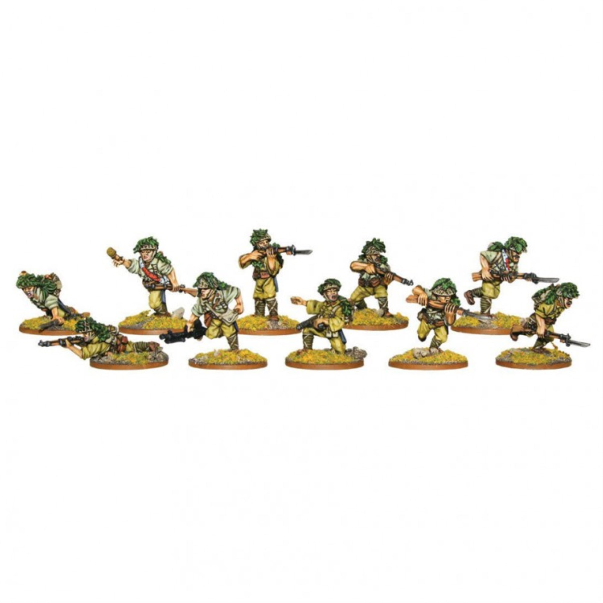Japanese Veteran Infantry Squad - Brand New Warlord Games Bolt Action Miniatures