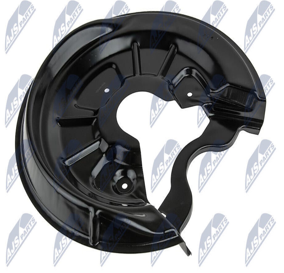 Brake disc cover Rear Axle Left Zinc-coated HTO-VW-002 NTY for SEAT VW SKODA