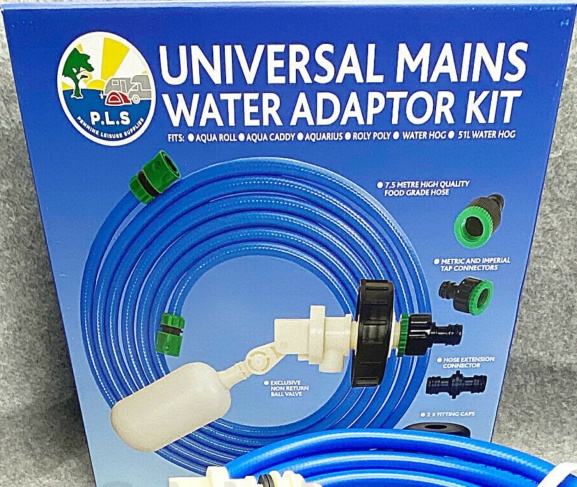 Universal Mains Water Adaptor Kit Caravan Motorhome Aqua Roll Aqua Caddy ES2013