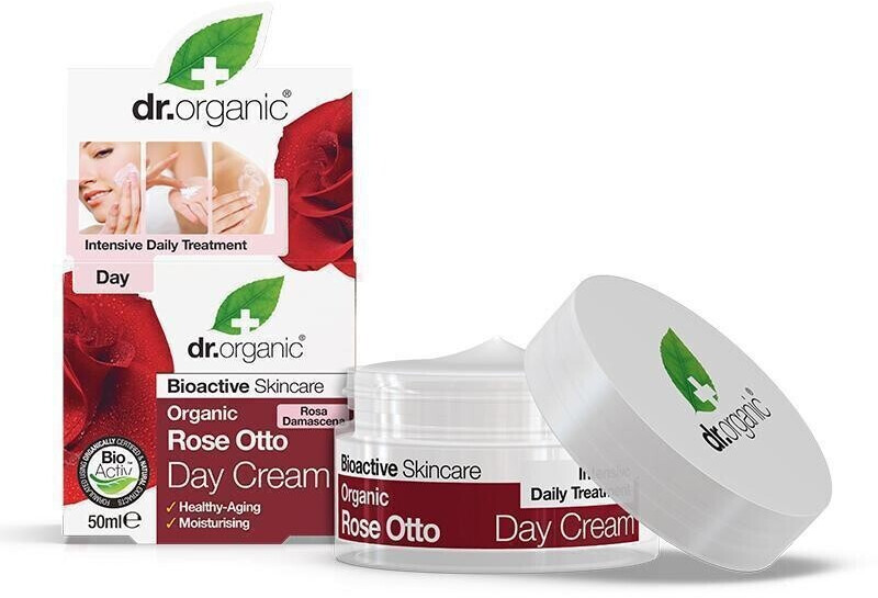 Dr Organic Rose Otto Day Cream, Moisturising, Wrinkles, Natural, 50ml New 4U - Image 4
