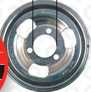 Crankshaft Pulley TVD1117 GATES for CITROËN PEUGEOT MINI BMW DS OPEL