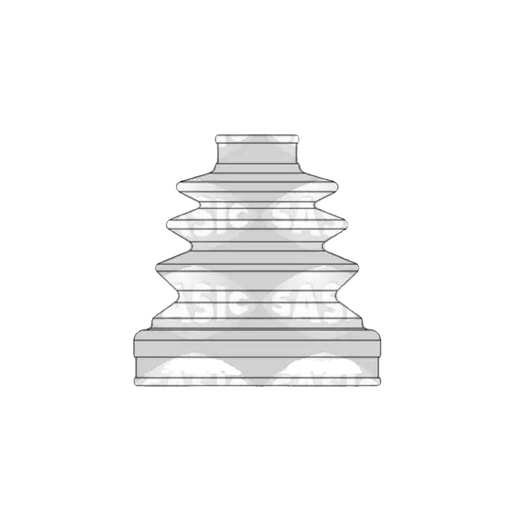 Transmission End SASIC 1906017 Bellow Set, drive shaft for OPEL