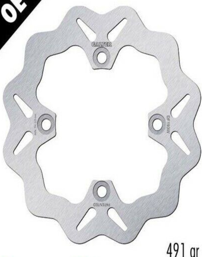 Galfer Rear Brake Disc WAVE FIXED 220x4mm KAWASAKI ZX-6R 636 2003>2004