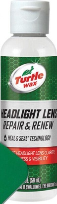 Turtle Wax Headlight Headlamp Lens Cleaning Restoration Polish Restorer Kit.
