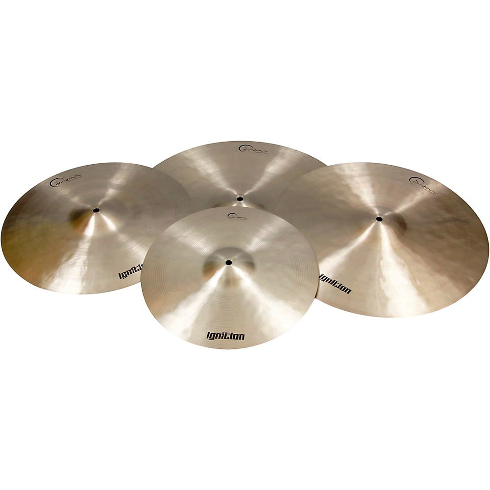 DREAM Ignition Series 4 Piece Cymbal Pack (Hi-Hats, Crashes and Ride), IGNCP4