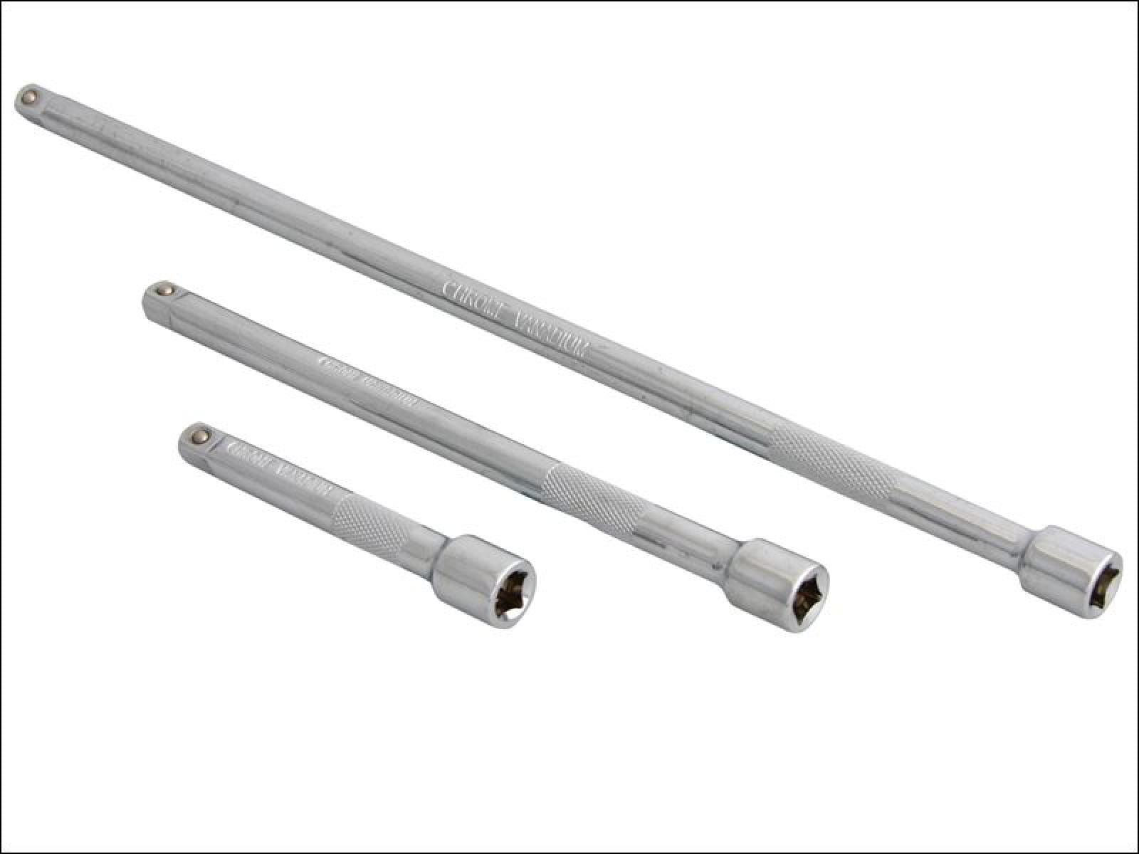 BLUESPOT 3PC 1/4"" SQUARE DRIVE EXTENSION BARS SET 3"" 6"" & 10"" LIFETIME WARRANTY - Image 9
