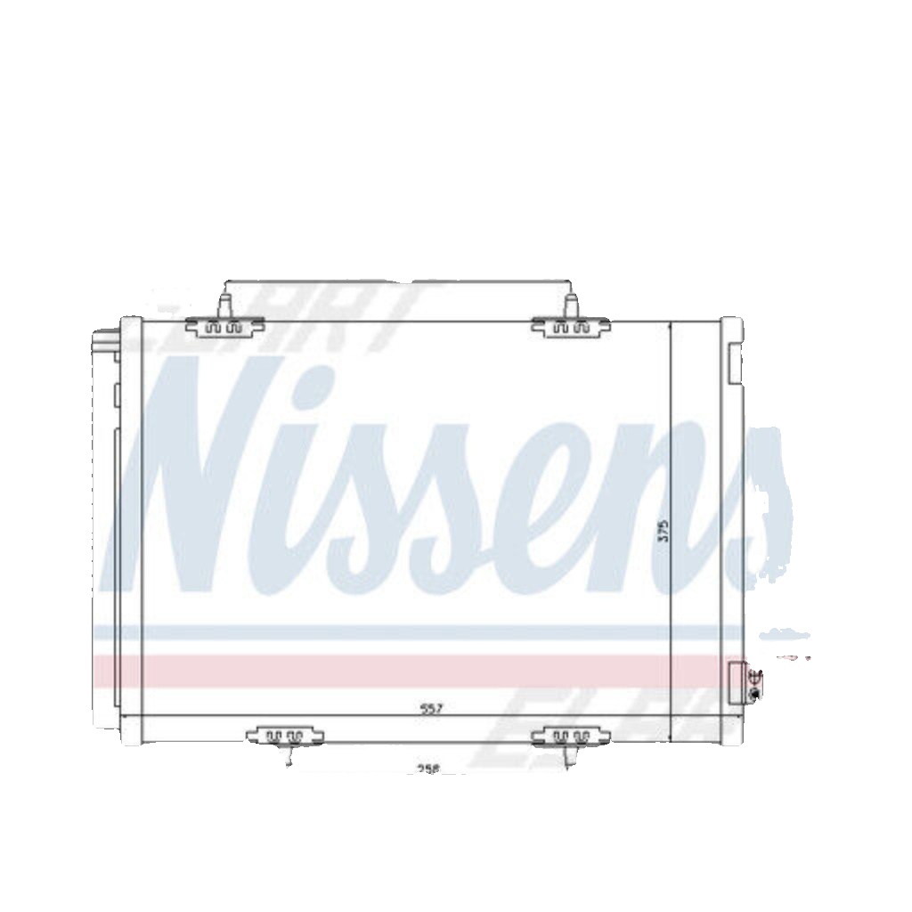2x ✅Fits NISSENS NIS 940055 Air conditioning condenser NIS 940055 A/ ⭐UK Seller⭐