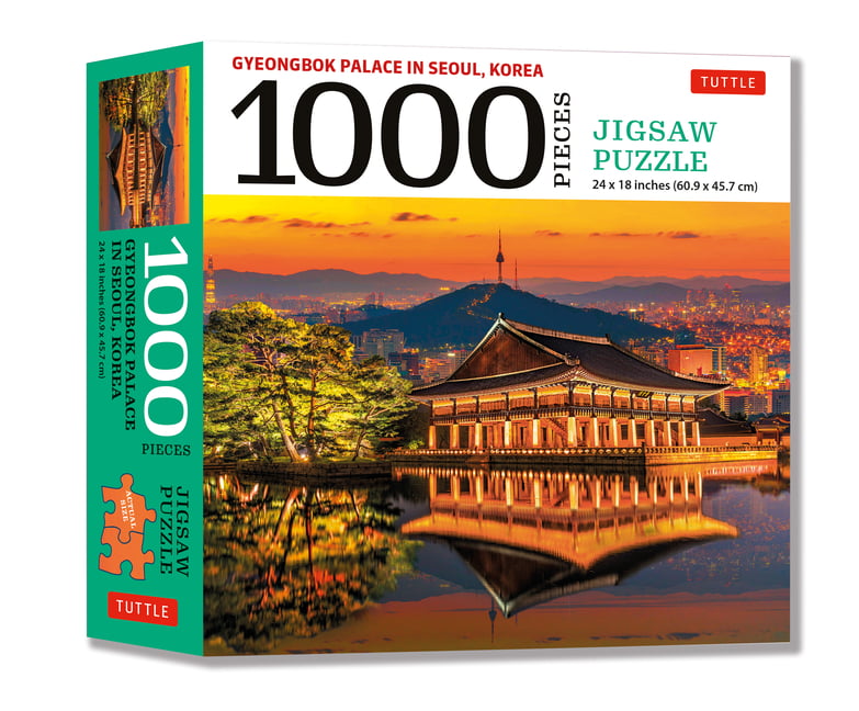 Tuttle Publishing Gyeongbok Palace Seoul Korea 1000 Piece Jigsaw Puzzle